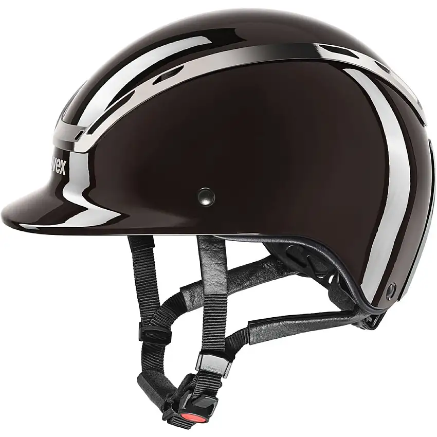Uvex Casco Exxeed Shiny Chrome Mocca