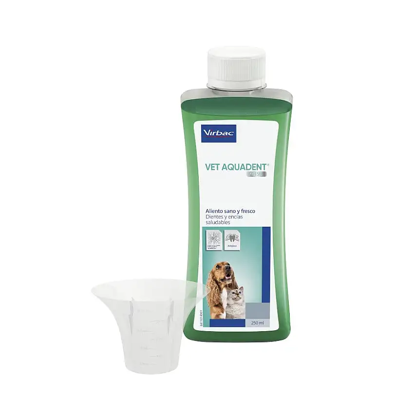 Virbac Vet Aquadent Enjuague Bucal para perros y gatos