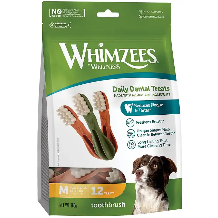 Whimzees Cepillo Mix Bolsa 360 g - XS