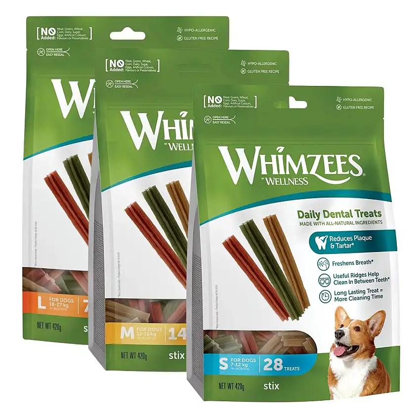 Whimzees Hueso Estrella Mix Bolsa 420 g - S