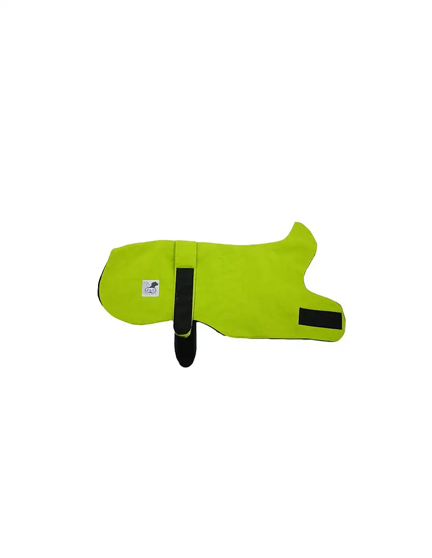 Abrigo para galgo reversible verde