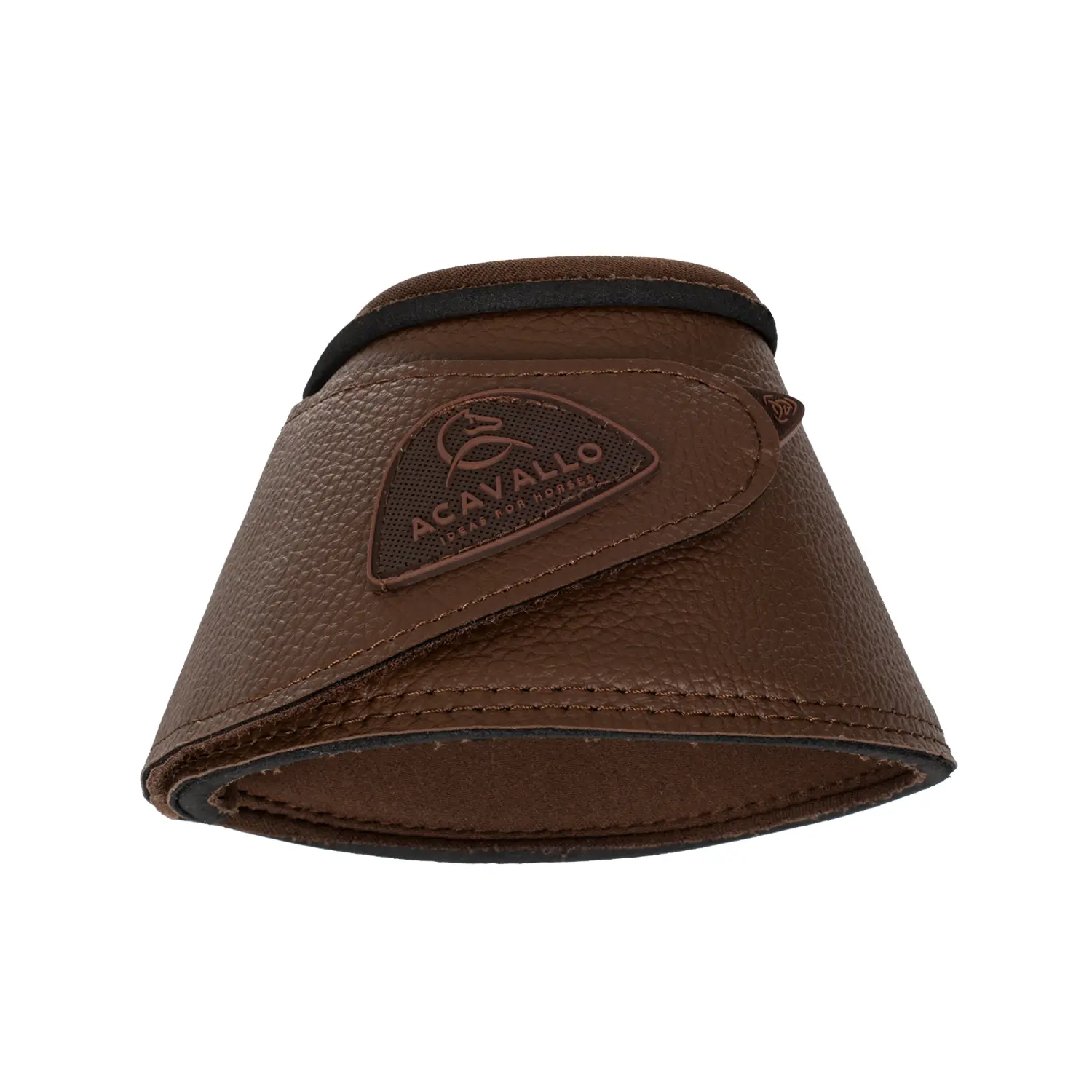 Campanas para caballo de cuero sintético con cierre de velcro
