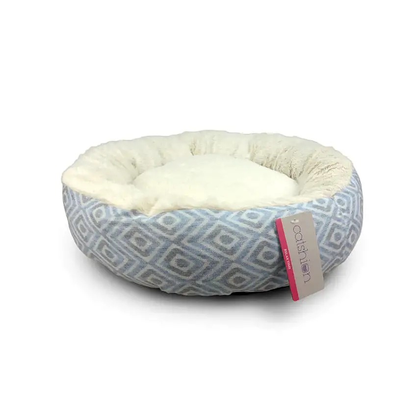 Catshion Geometric Azul cama para gatos