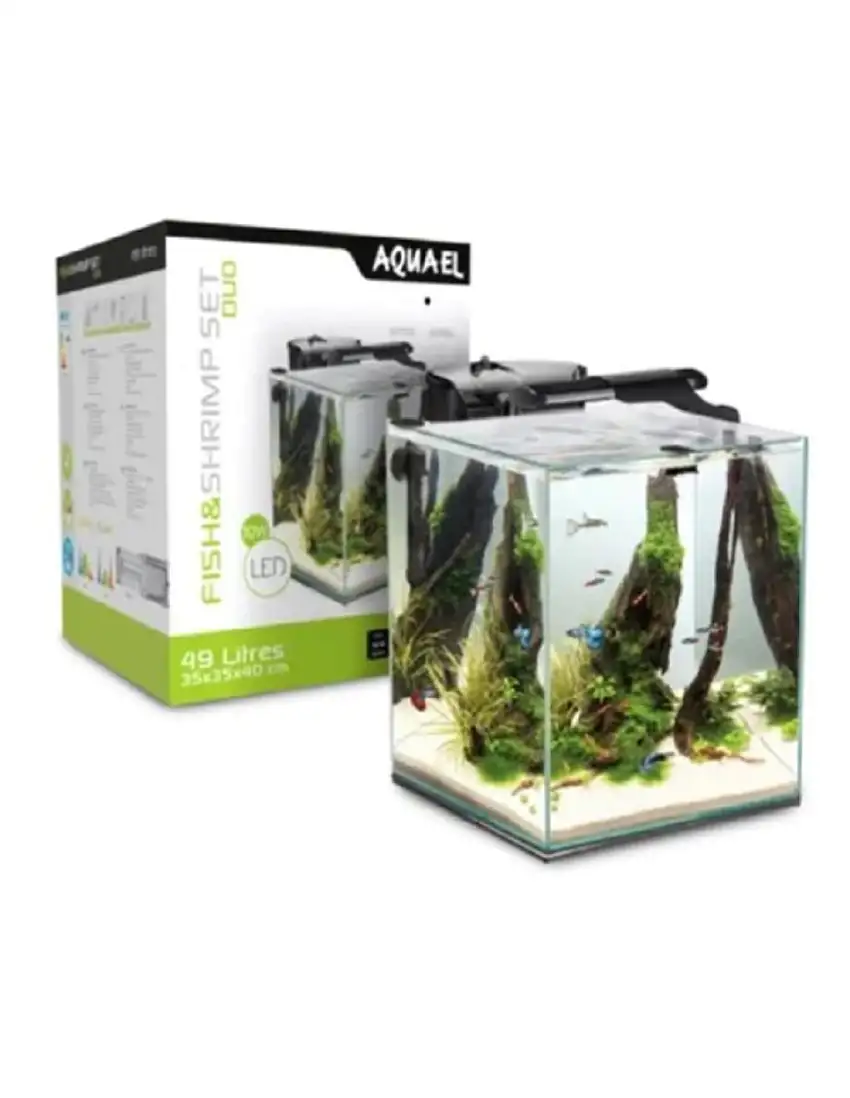 Acuario Leddy Set D&N 60 Aquael (ACUARIO DE AGUA DULCE) (Negro) ¡ENVÍO GRATIS A PENÍNSULA!