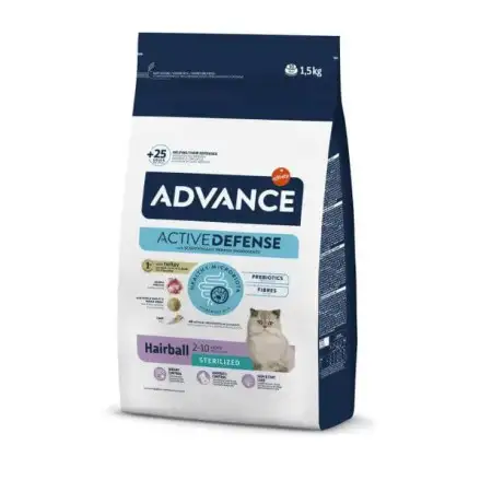 Advance Gatos Esterilizados Hairball