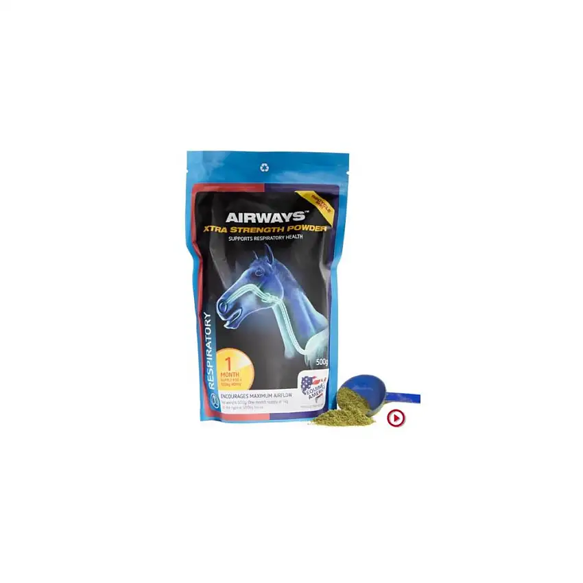 AIRWAYS® XTRA STRENGTH polvo de EQUINE AMERICA