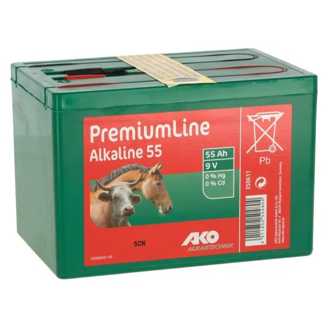 Batería Alcaline 210 Ah, 9V