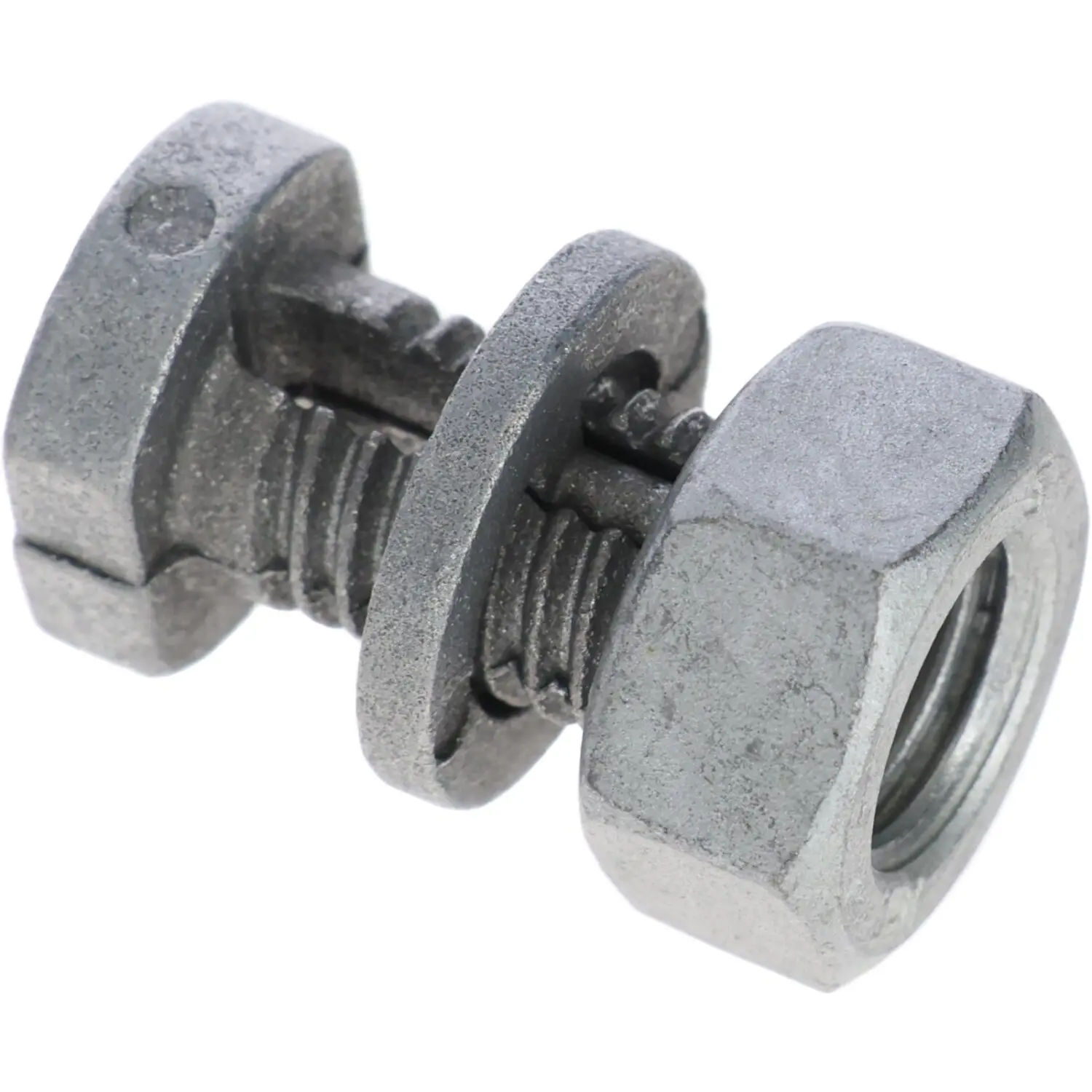 tuercas de conexión galvanizadas (x4)