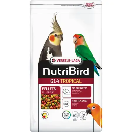 Alimento para Periquitos Grandes Versele-Laga NutriBird G14 Tropical
