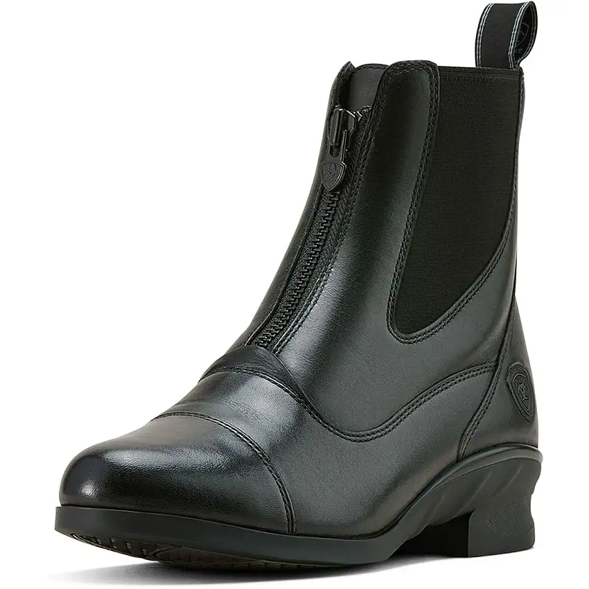 Ariat Botines Heritage Zip Mujer Negro