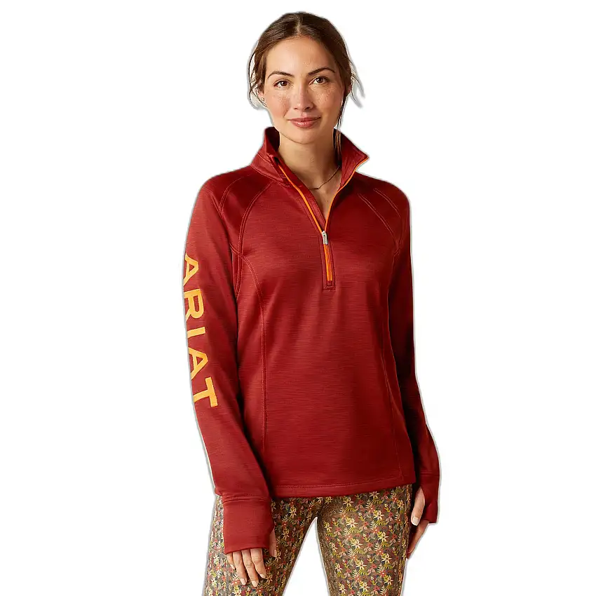 Sudadera de equitación de 1/2 cremallera Tek Team