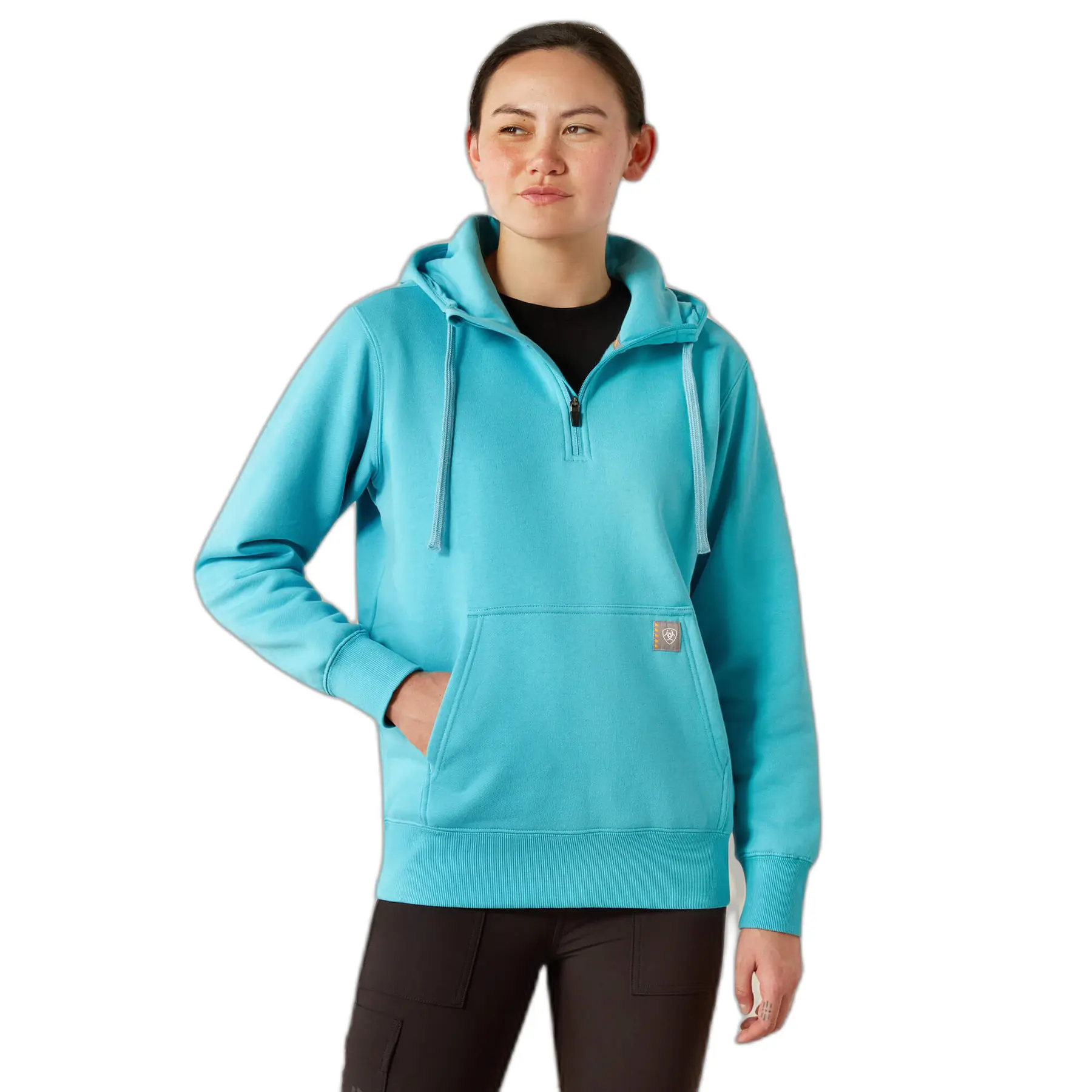 Sudadera con capucha de 1/2 cremallera Rebar Skill