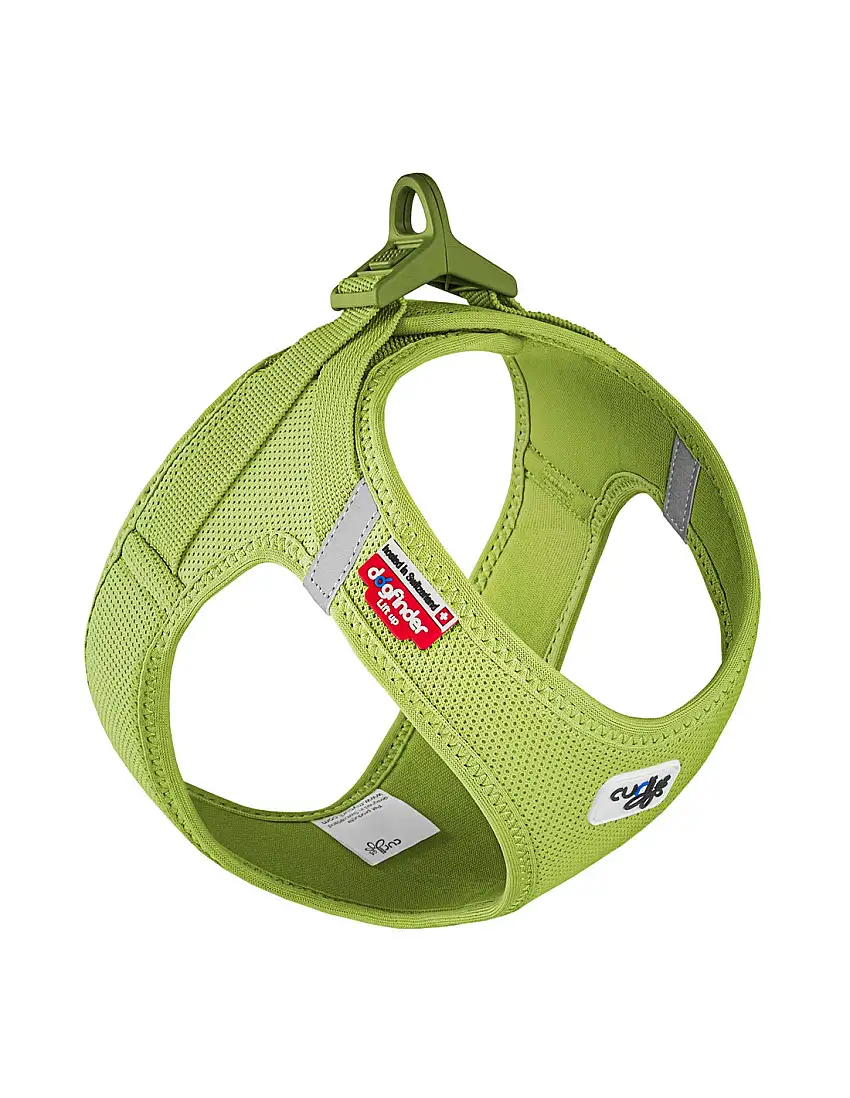Arnés Curli modelo Clasp color lima