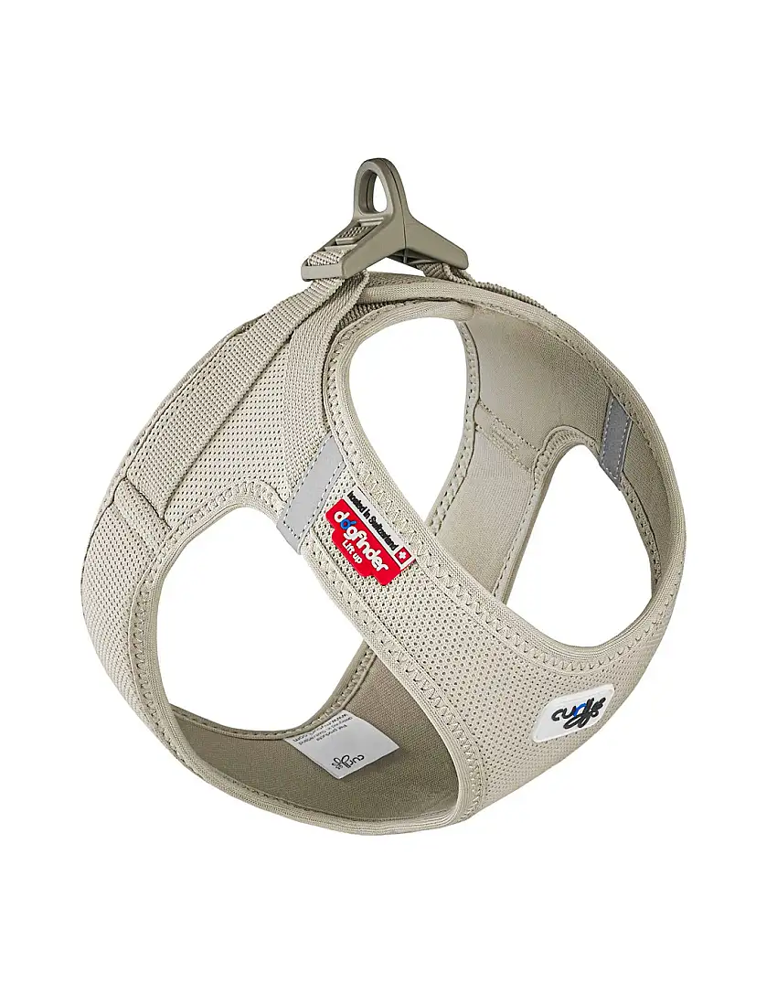 Arnés Curli modelo Clasp color plata
