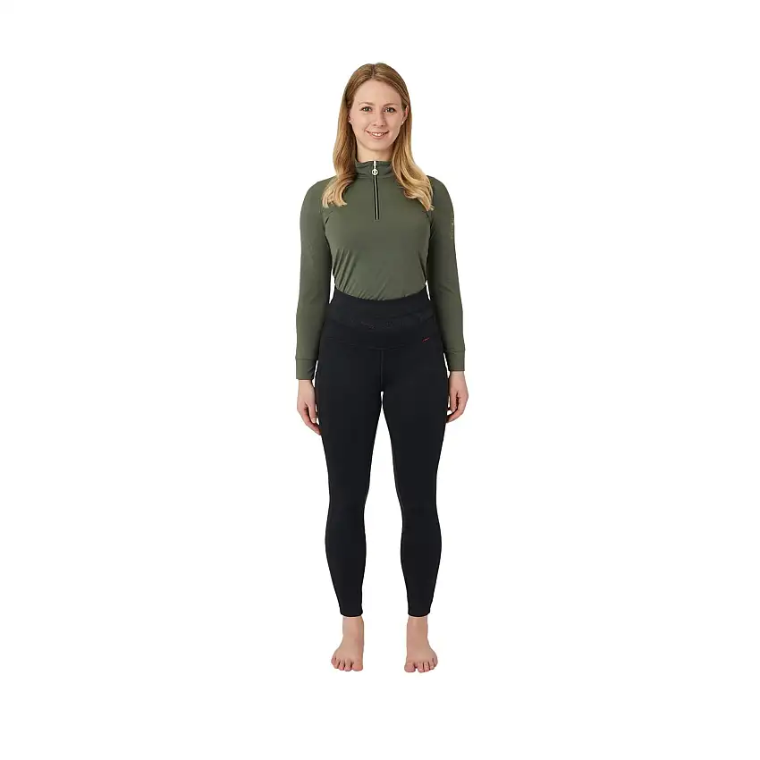 Leggins equitación de cintura alta y agarre completo mujer Caitlin