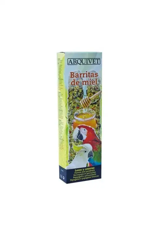 BARRITAS LOROS MIEL 2 UDS. Arquivet