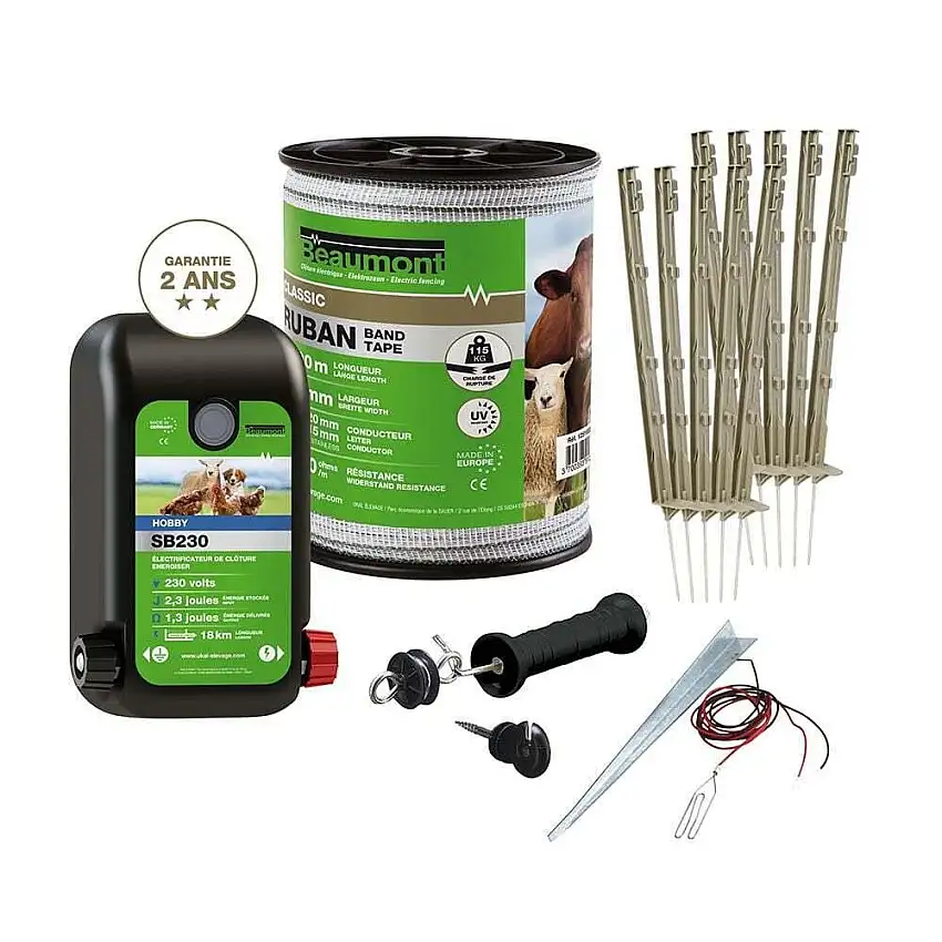 Kit de vallado eléctrico para huerto