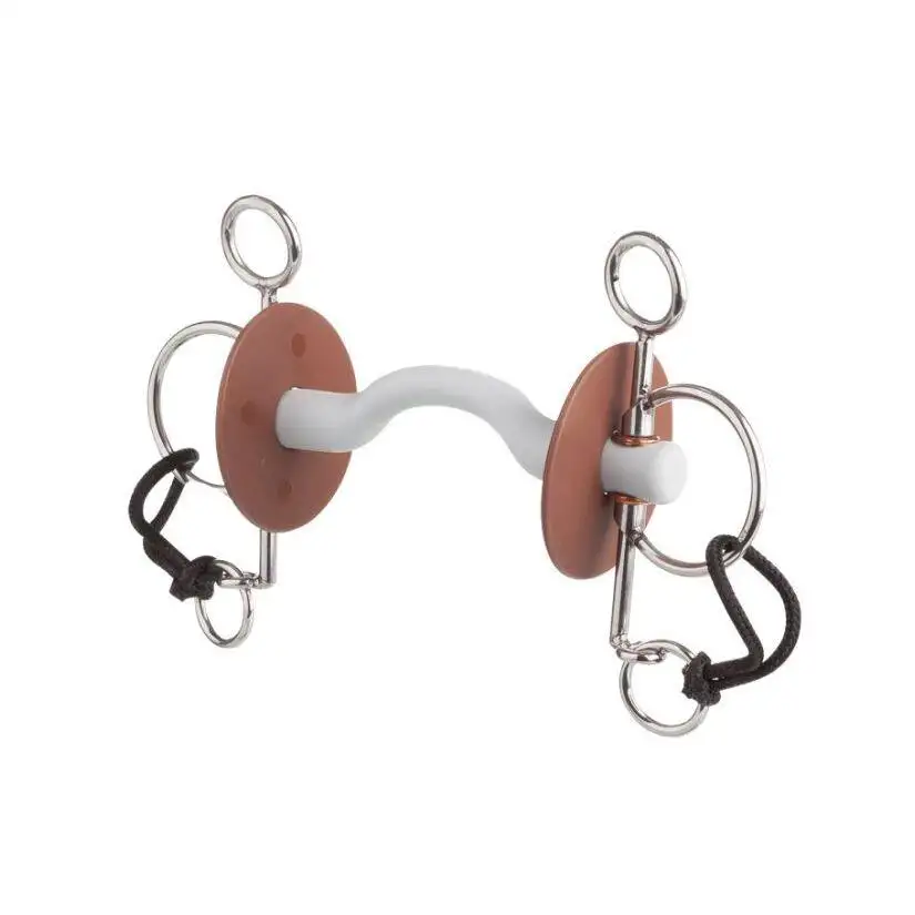 Pelham para caballo con paso de lengua
