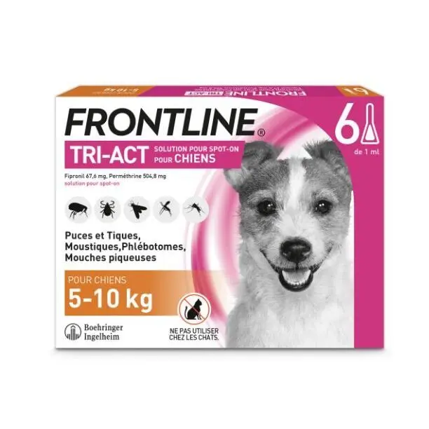 Control de plagas para perros Frontline S (x2)
