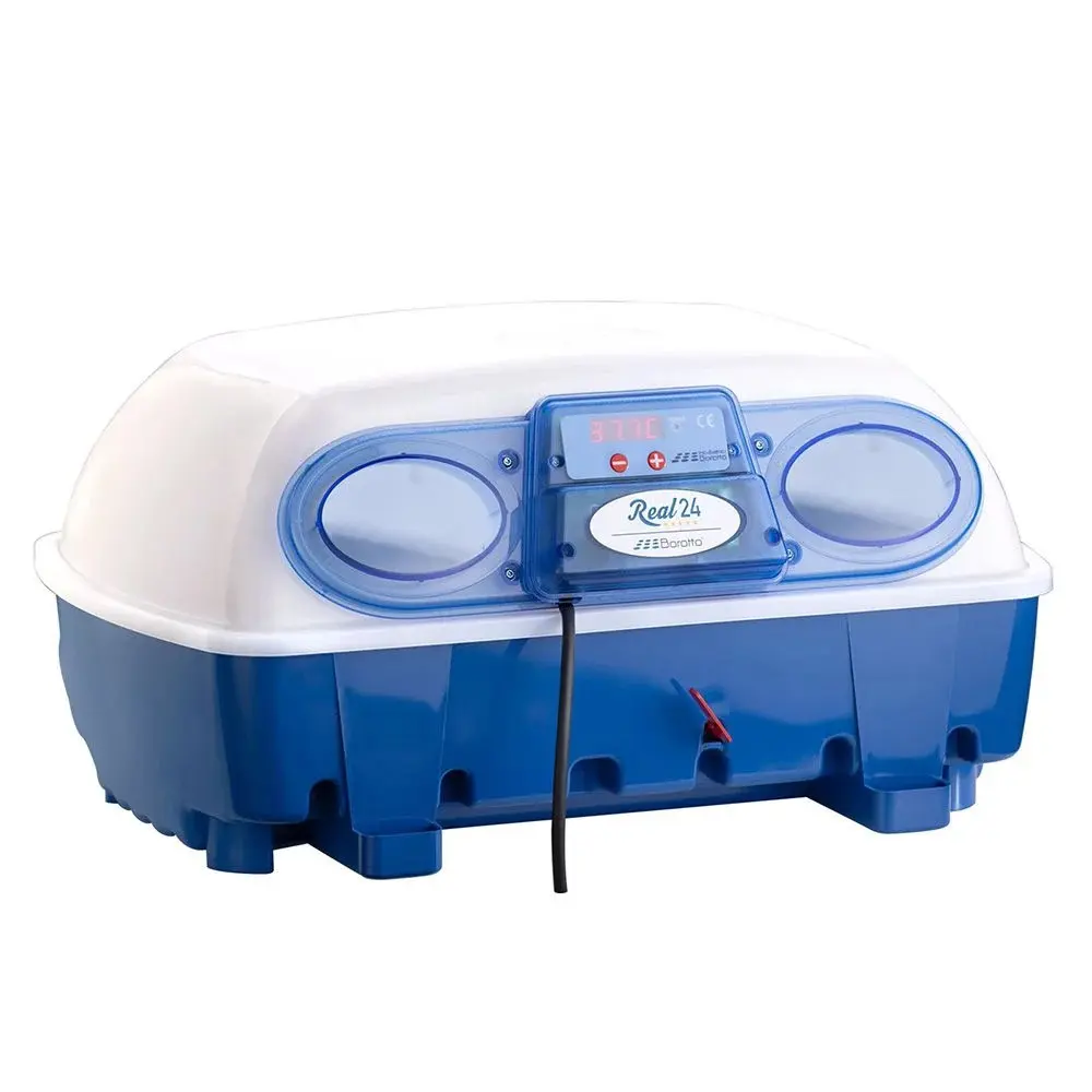 Incubadora digital semiautomática de 24 huevos