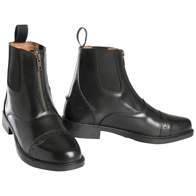 Botines de cuero Zip de EQUITHÈME