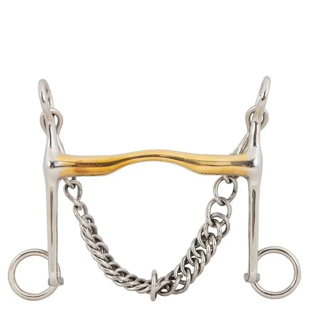 Bocado para caballos Soft Contact 14mm shanks 140mm