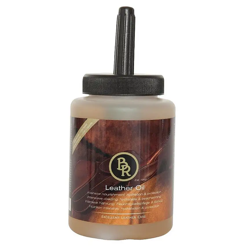 Aceite para cuero con cepillo