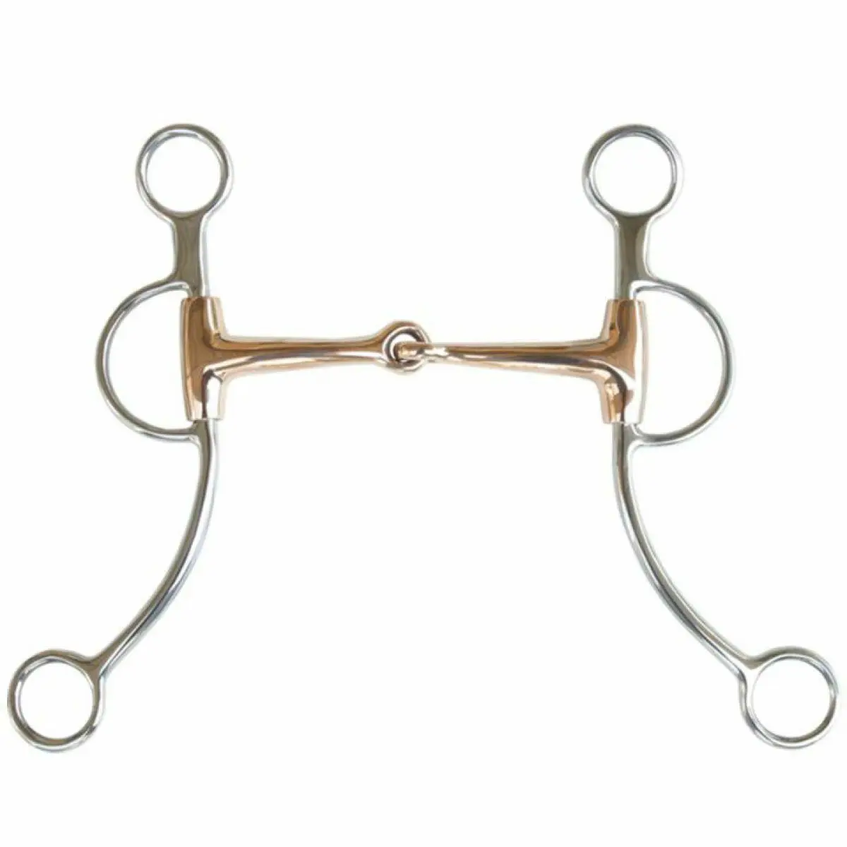 Bocado para caballo roto barril de cobre