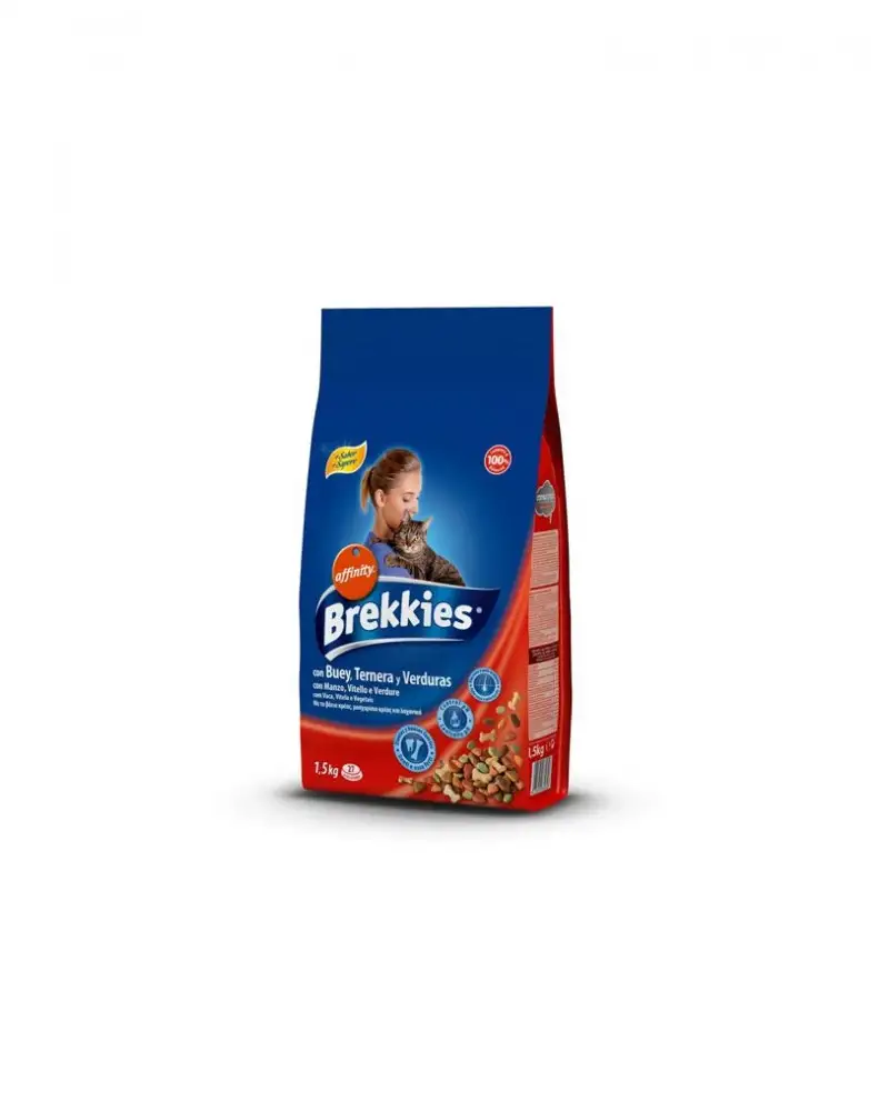 Brekkies pienso gato mix buey 3,5 kg