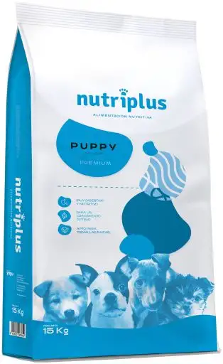 Nutriplus Pienso para Cachorro de Pollo, Arroz y Salmón