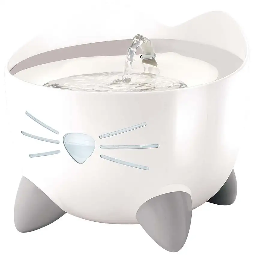 Fuente de agua para animales Pixi Stainless Steel Top