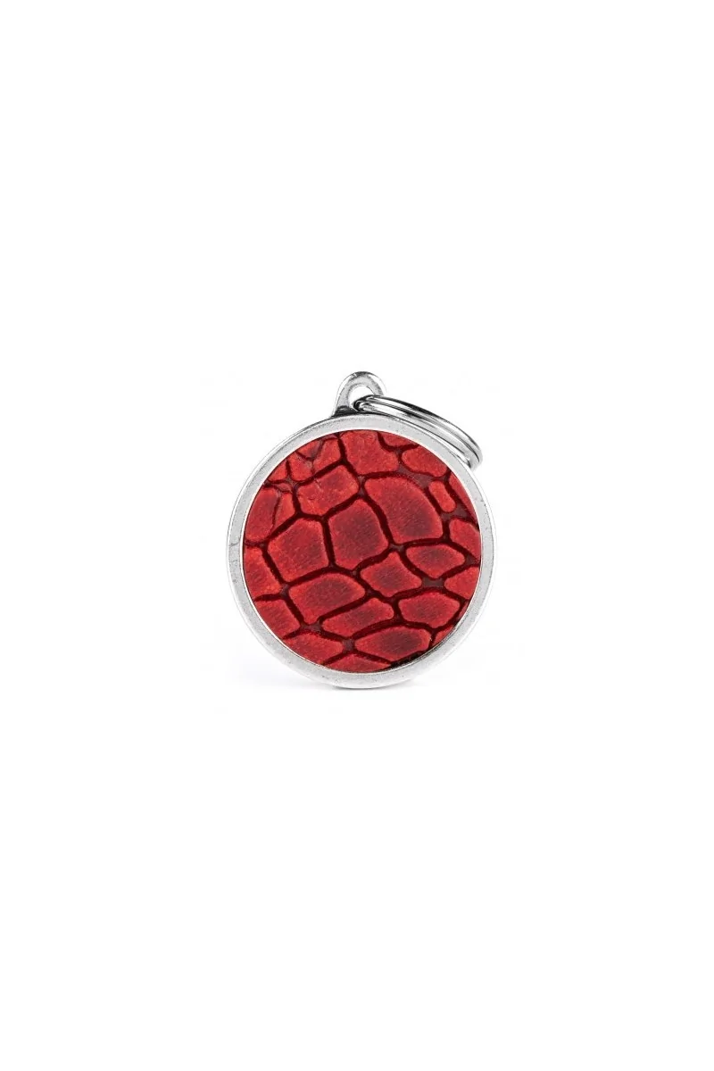Chapas Perro CE1074 Bronx Círculo Tucson Rojo