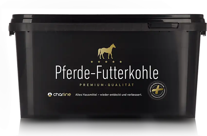CharLine Pienso en Pellets de Carbón Vegetal - Caballos, 5 kg