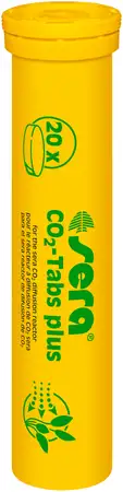Sera CO2 Tabs Plus 20 pastillas de Abono