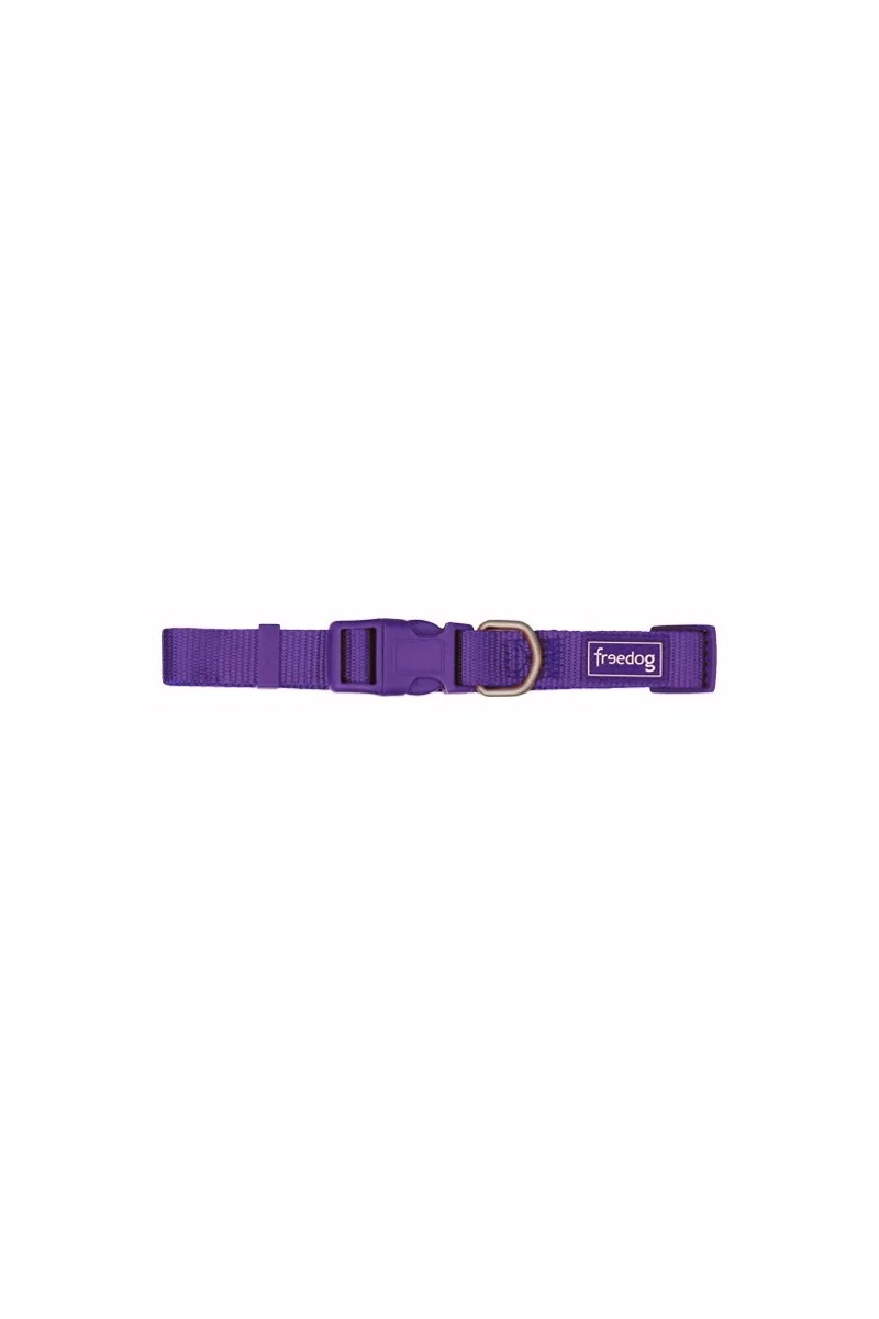Collares Perro Collar nylon basic LILA 20mm