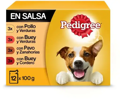 Pedigree Comida Húmeda para Perros Multipack Sabores Mixtos en Salsa
