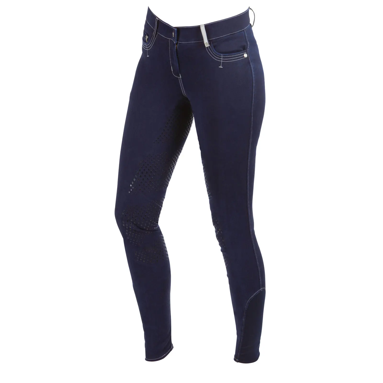 Pantalón equitación full grip para niñas BasicPlus