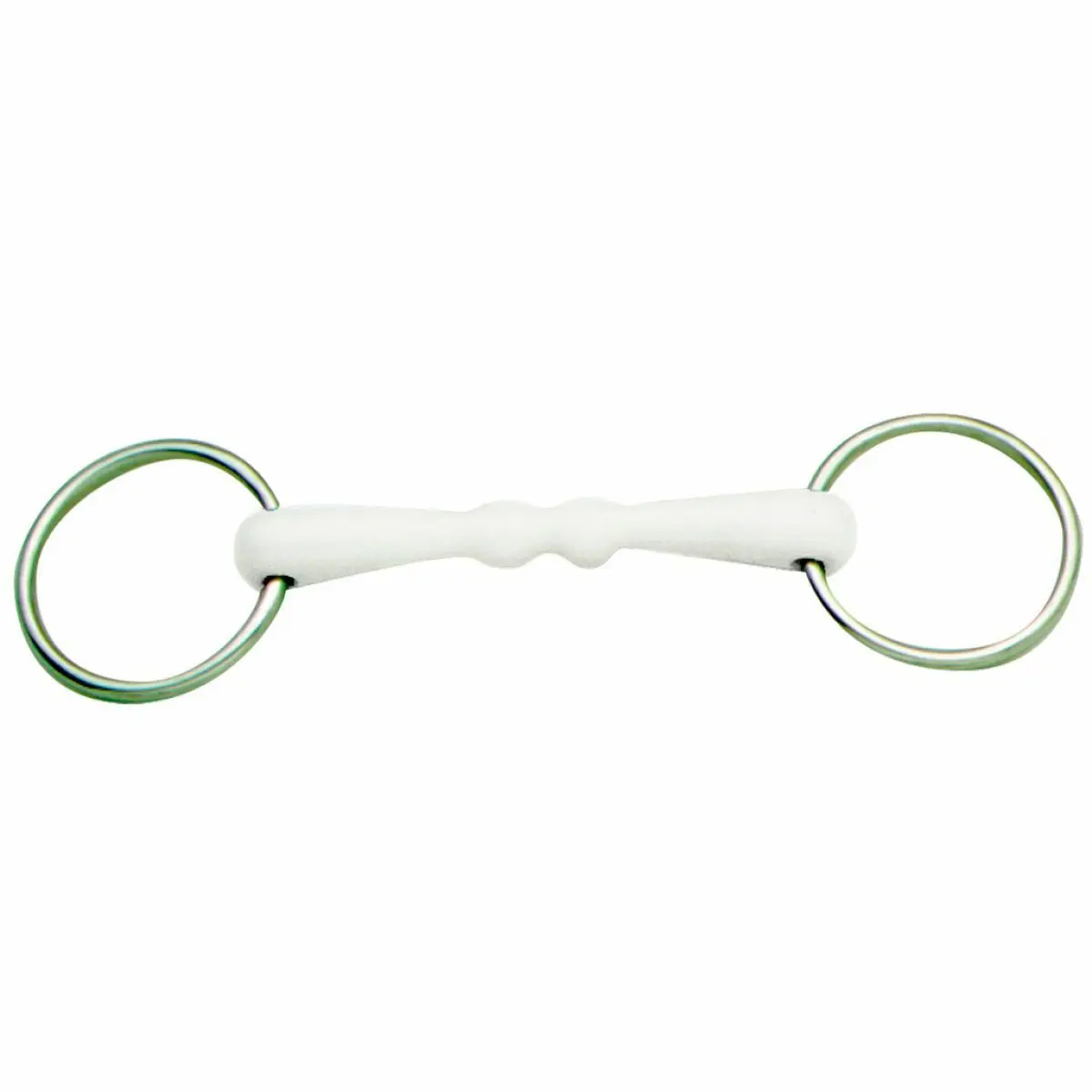 Mordedor de acero inoxidable de 2 anillos con sabor a menta