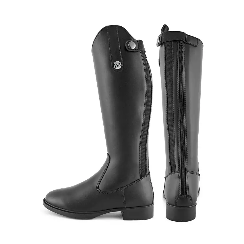 Botas de equitación con cremallera trasera para niño