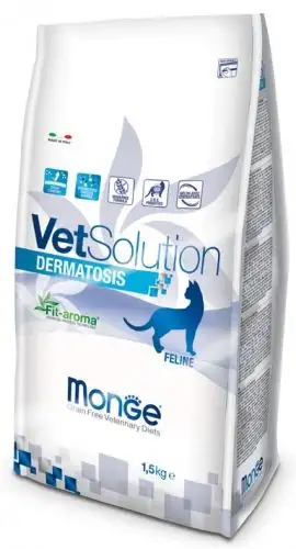 Monge Vet Solution Pienso Dermatosis para Gato