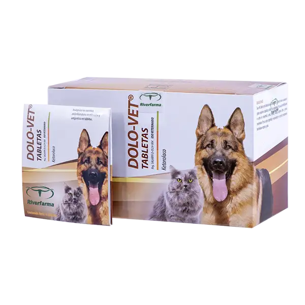 Dolo-Vet Tabletas Caja con 20 Tabletas.