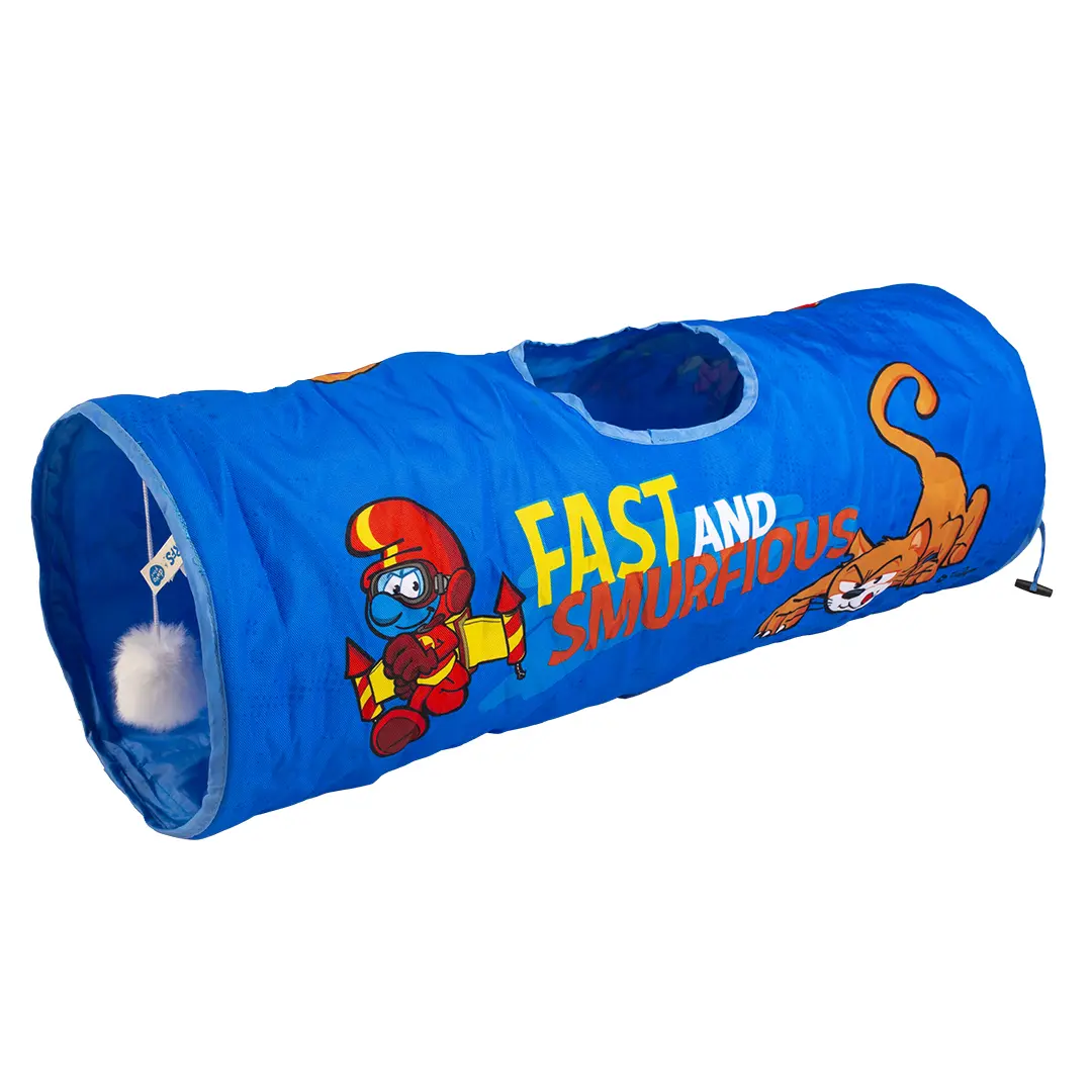 Túnel de juego para gatos Jetpack schtroumpfs