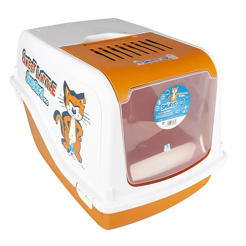 Caja de arena cerrada para pitufos Azrael