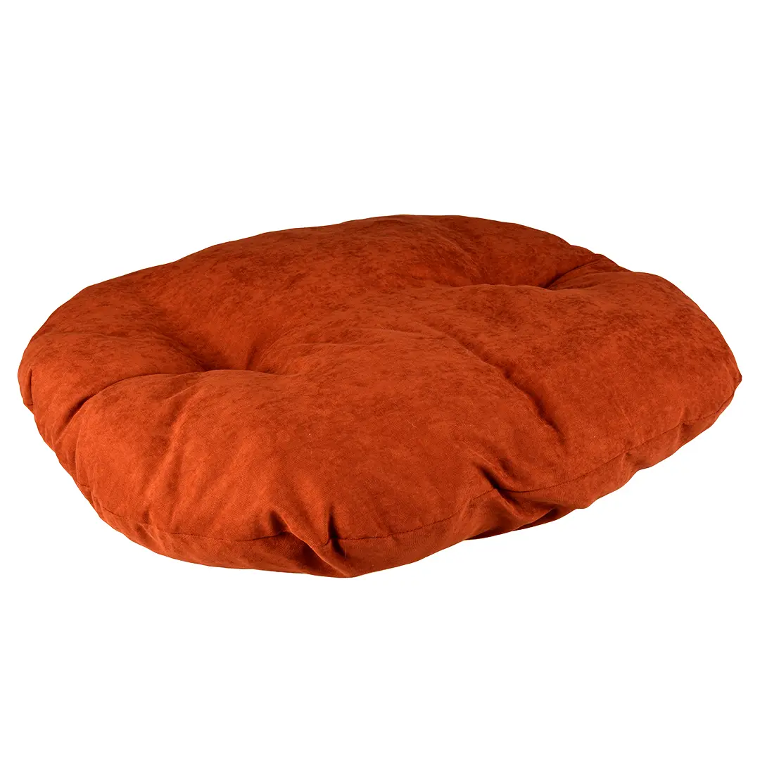 Cojín ovalado para perro Velvet Copper