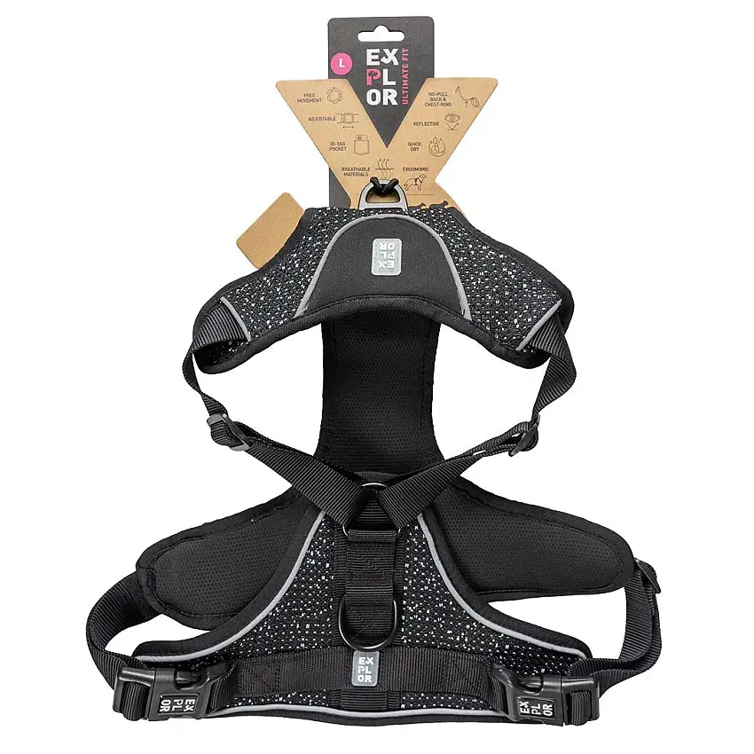 Correa y arnés de moda para perros Ultimate Fit No-pull M
