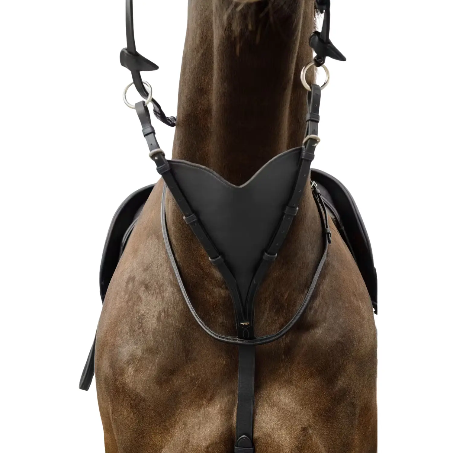 Martingala para caballo de cuero suave completo