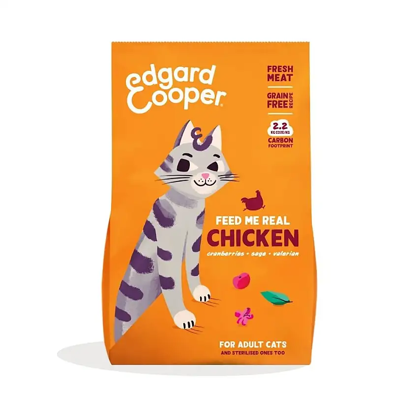 Edgard and Cooper Pienso de Pollo para Gatos
