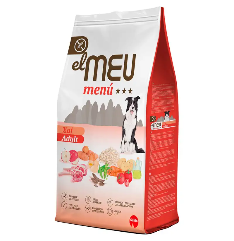 El meu menú Cordero para perros