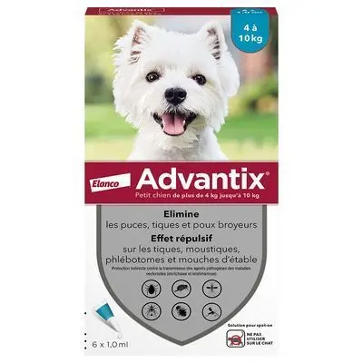 Control de plagas para perros Advantix 1 ml