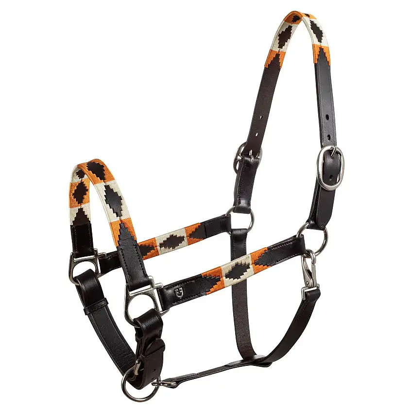 Cabestro de cuero para caballos Polo N